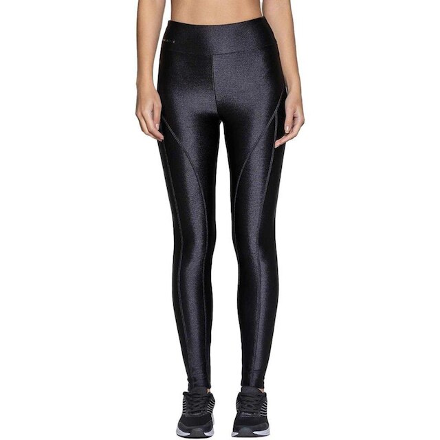 Legging Run More Alta Shine Feminina
