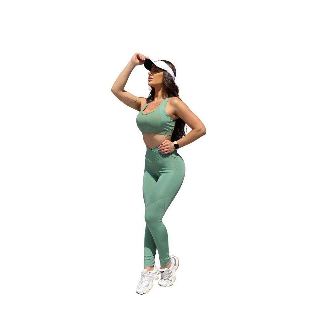 Legging Sintonia Attitude Malva Cirrê Feminina