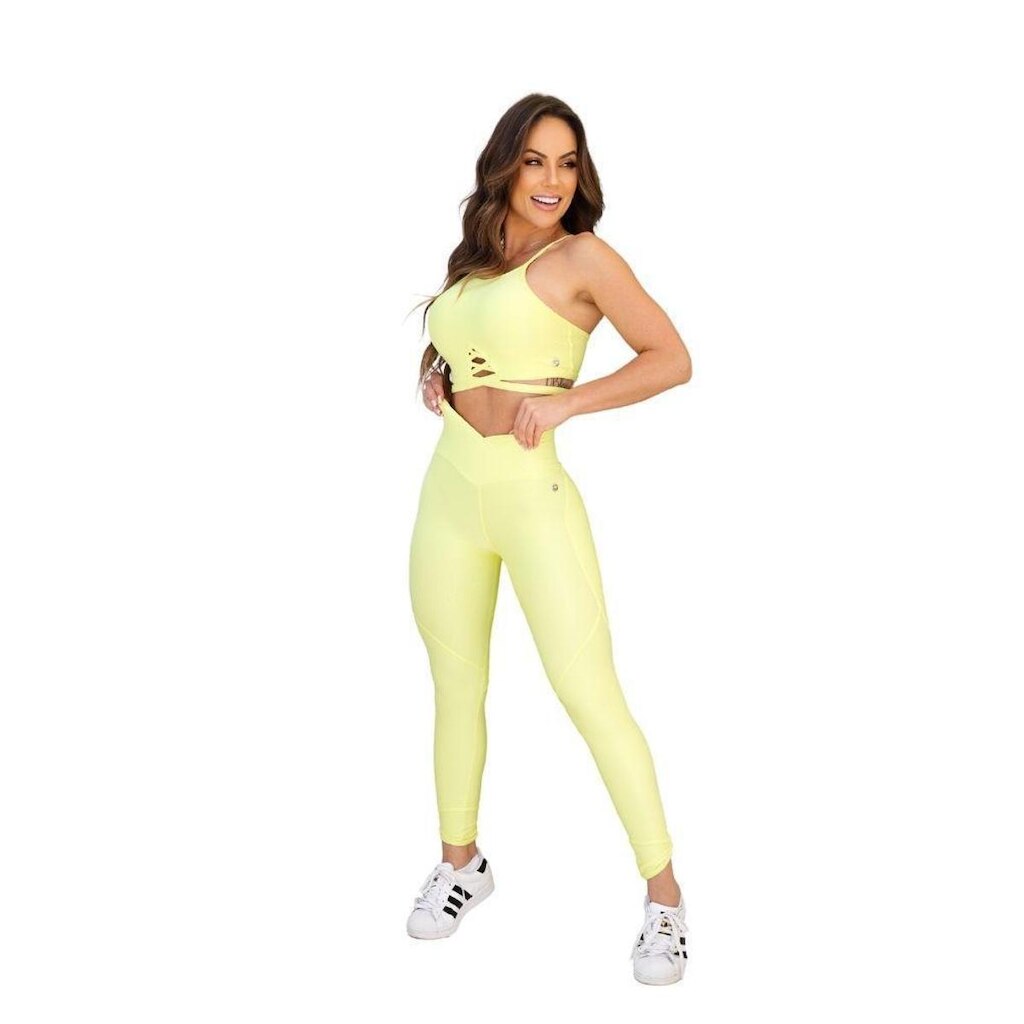 Legging Sintonia Beach Amarela
