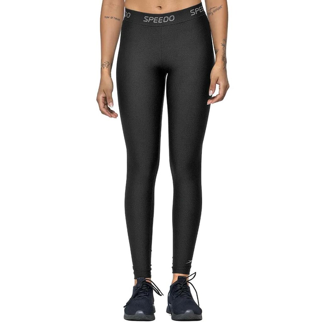Legging Speedo Personalizado Feminino - Preto