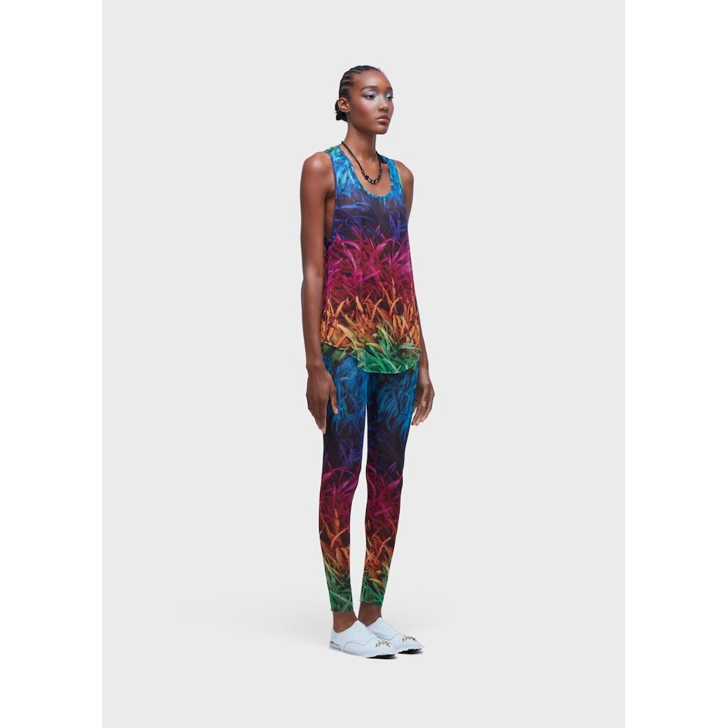 Legging tule plumas OSKLEN