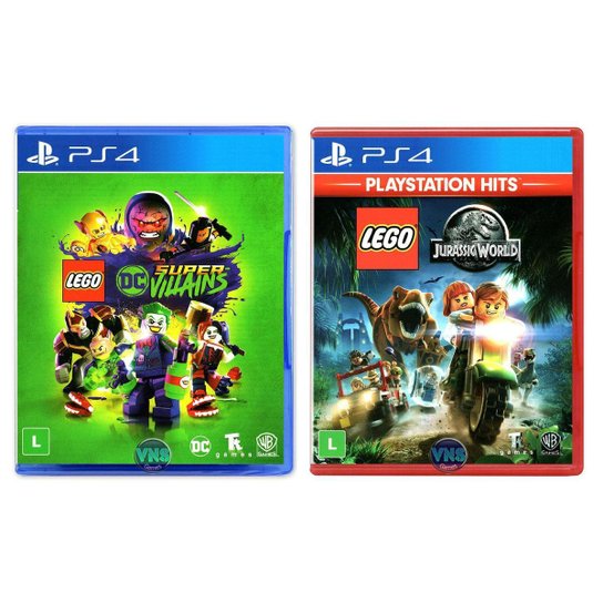 LEGO DC Super Villains + LEGO Jurassic World - PS4 - Incolor