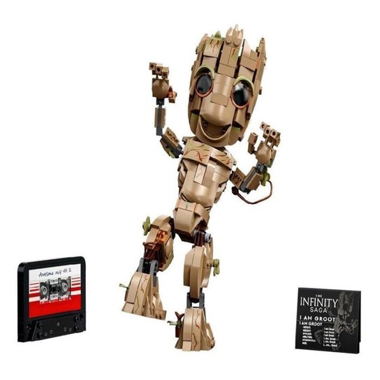 Lego Marvel The Infinity Saga Eu Sou Groot 76217 476 Peças - Colorido Menor preço em Lego Marvel The Infinity Saga Eu Sou Groot 76217 476 Peças - Colorido