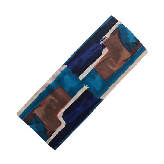 Lenço Montanha ao Céu 70 x 180CM - Azul