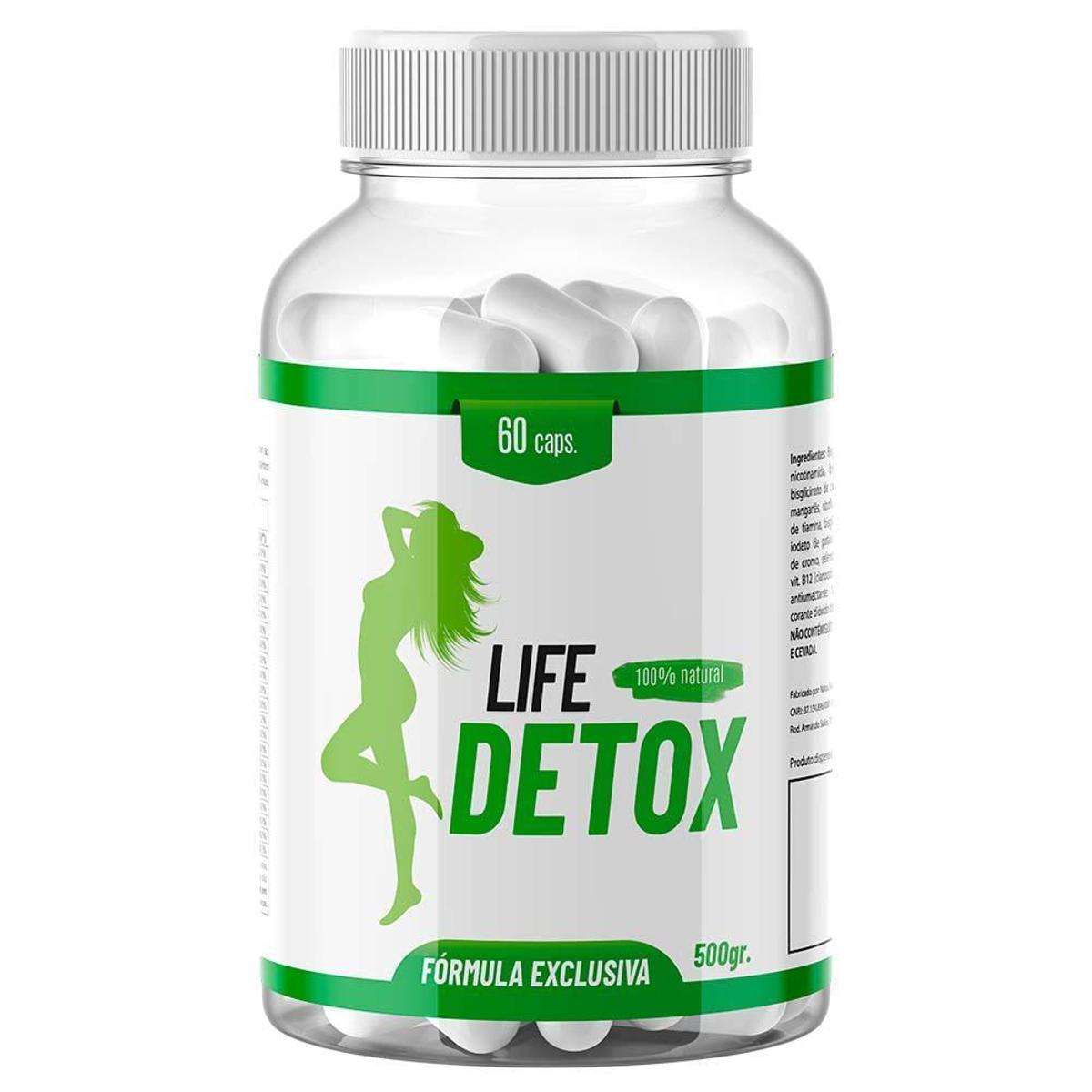 Life Detox Suplemento Alimentar - 60 Caps - Verde | Netshoes