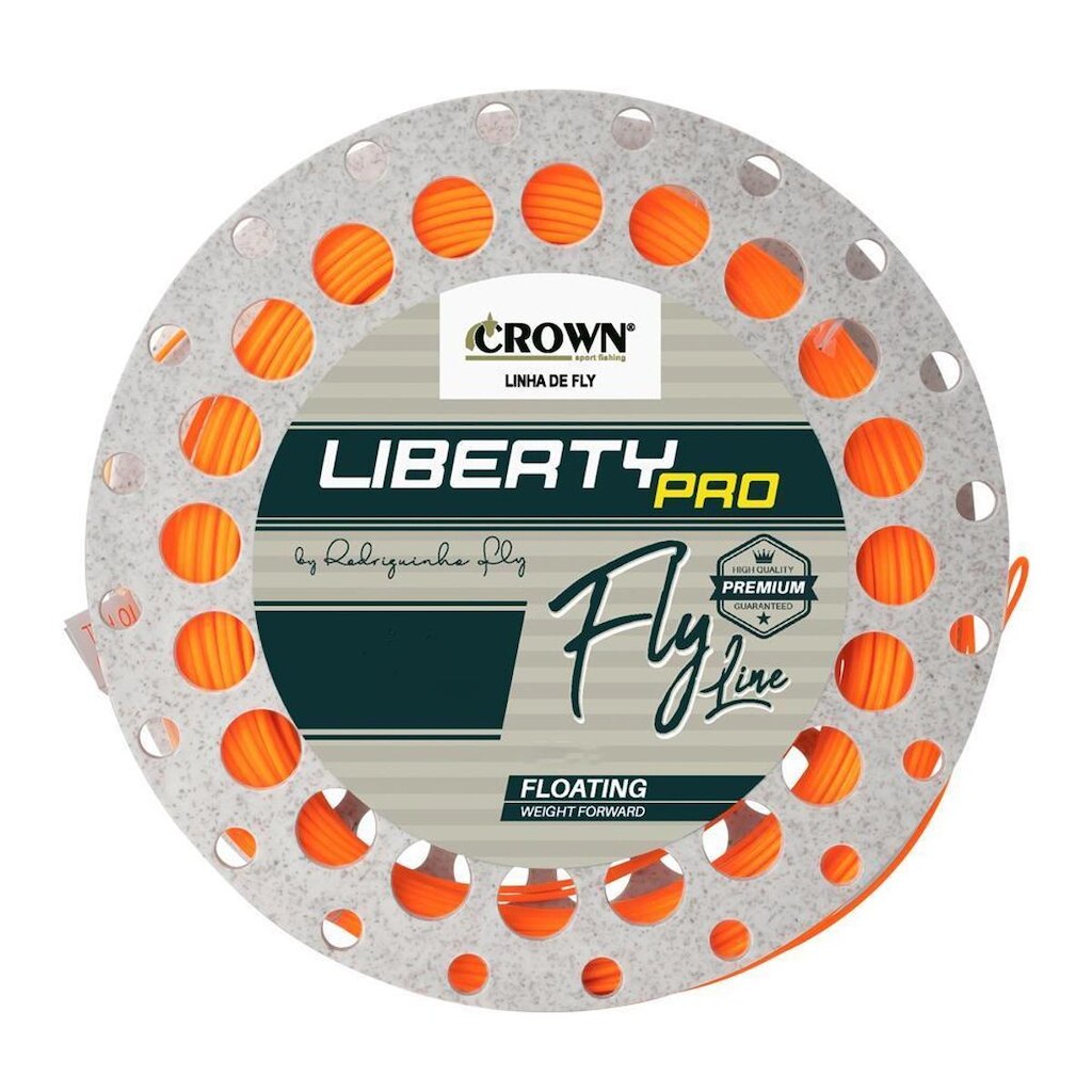 Linha de Fly Liberty Pro Floating WF-4F 25mts - Crown