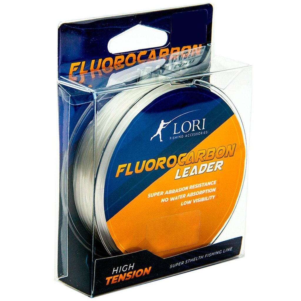 Linha Fluorocarbon 25 metros 68,2lbs - Lori 0,81mm