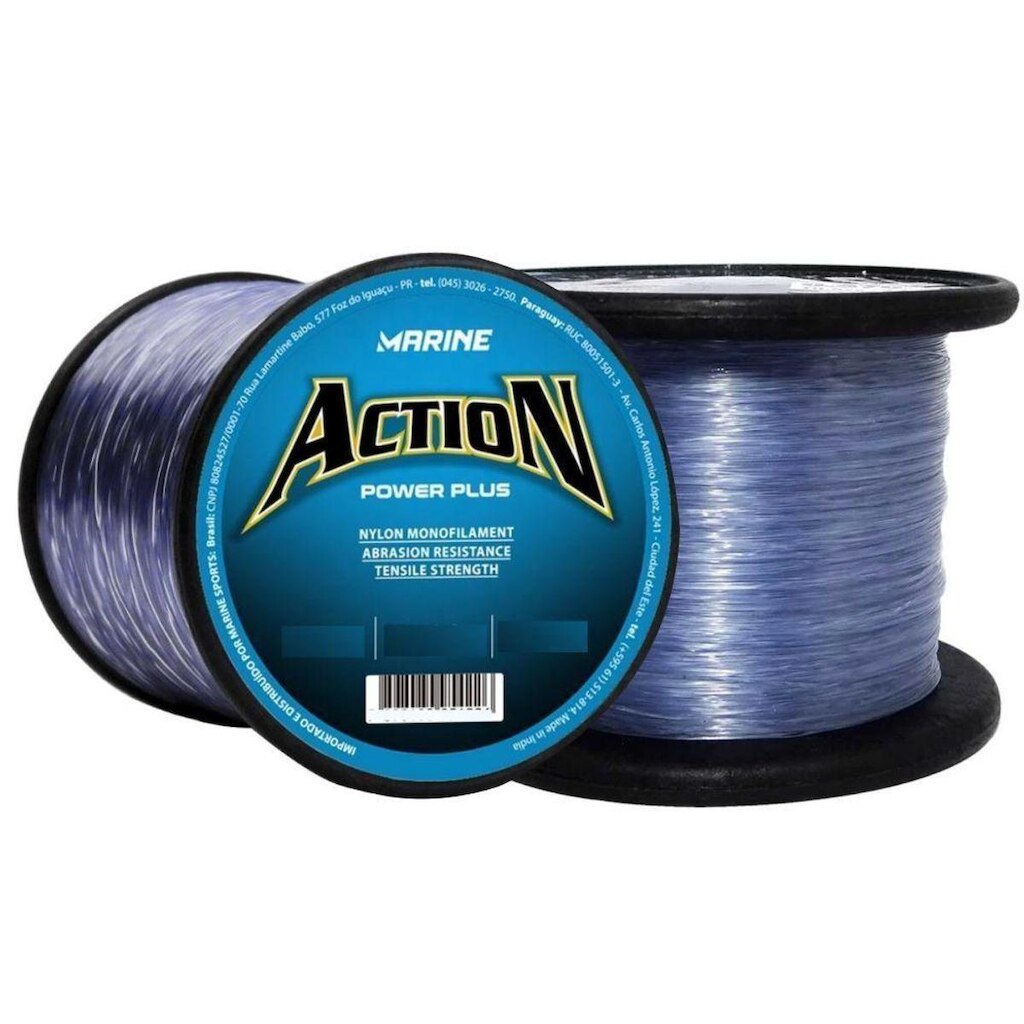 Linha Marine Sports Action Power Plus 0,80MM 400M Cinza