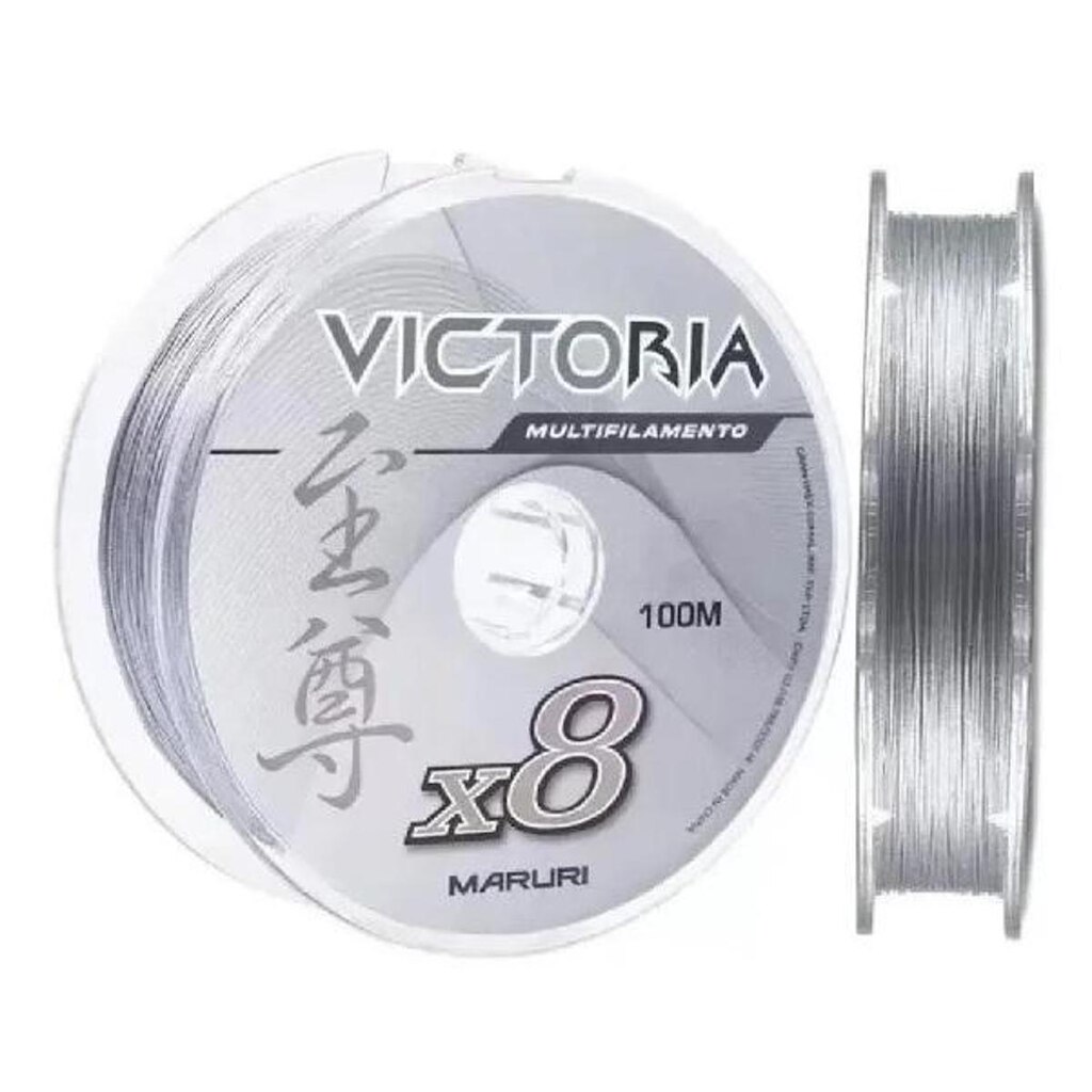 Linha Maruri Multifilamento Victoria X8 - 100m Cinza