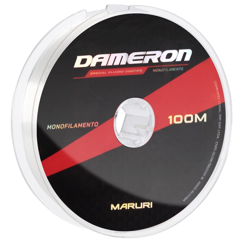 Linha Monofilamento Dameron Carbon 100mts – Maruri 0,52mm