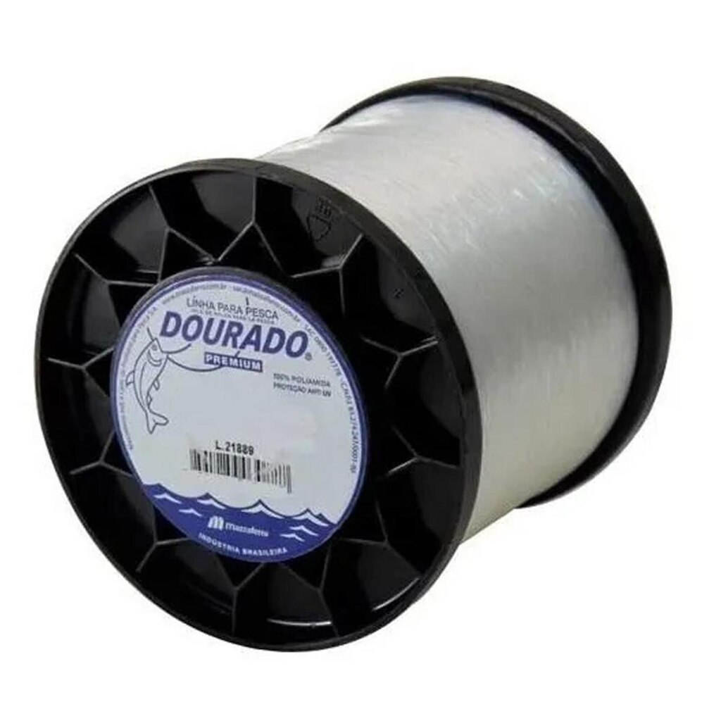 Linha Monofilamento Dourado 250gr - Mazzaferro 0,50mm