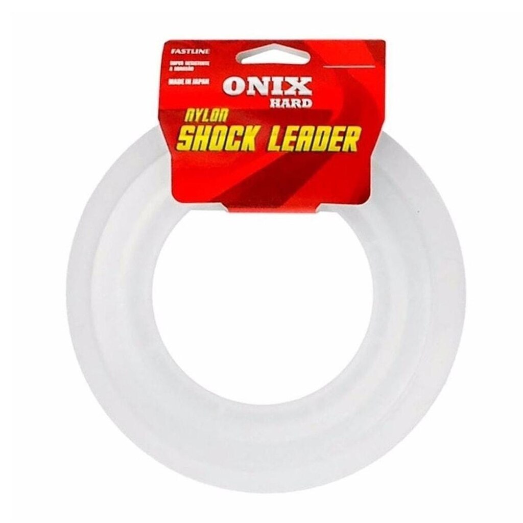 Linha Monofilamento Onix Shock Leader Hard - Fastline 40 libras