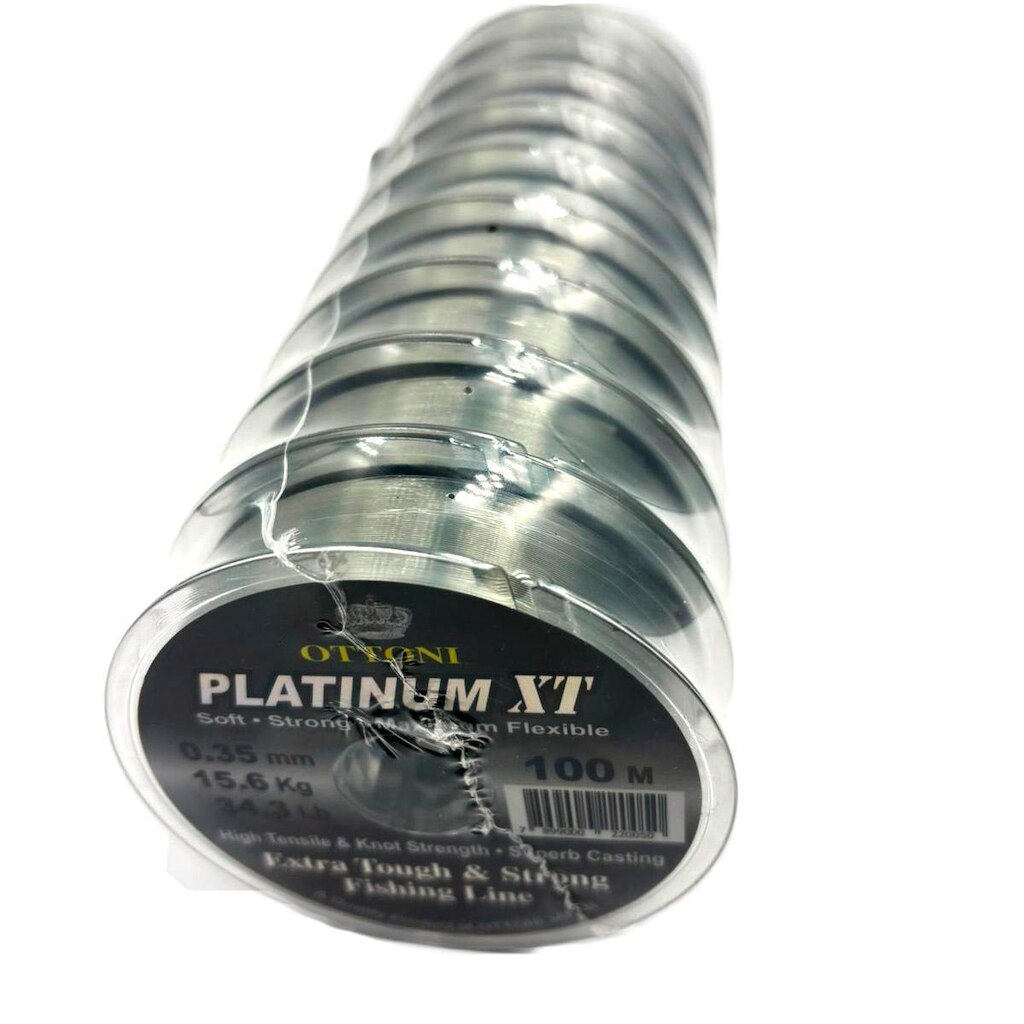 Linha Monofilamento Platinum Xt 0,35mm - Caixa C/ 1000m