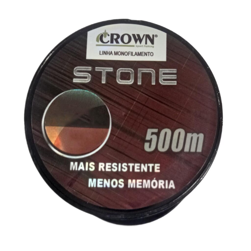 Linha Monofilamento Stone 0,23mm 500mts - Crown