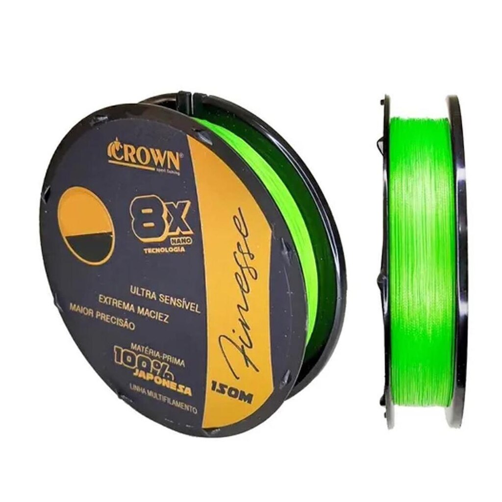 Linha Multfilamento Finesse 8x 150mts - Crown 0,16mm