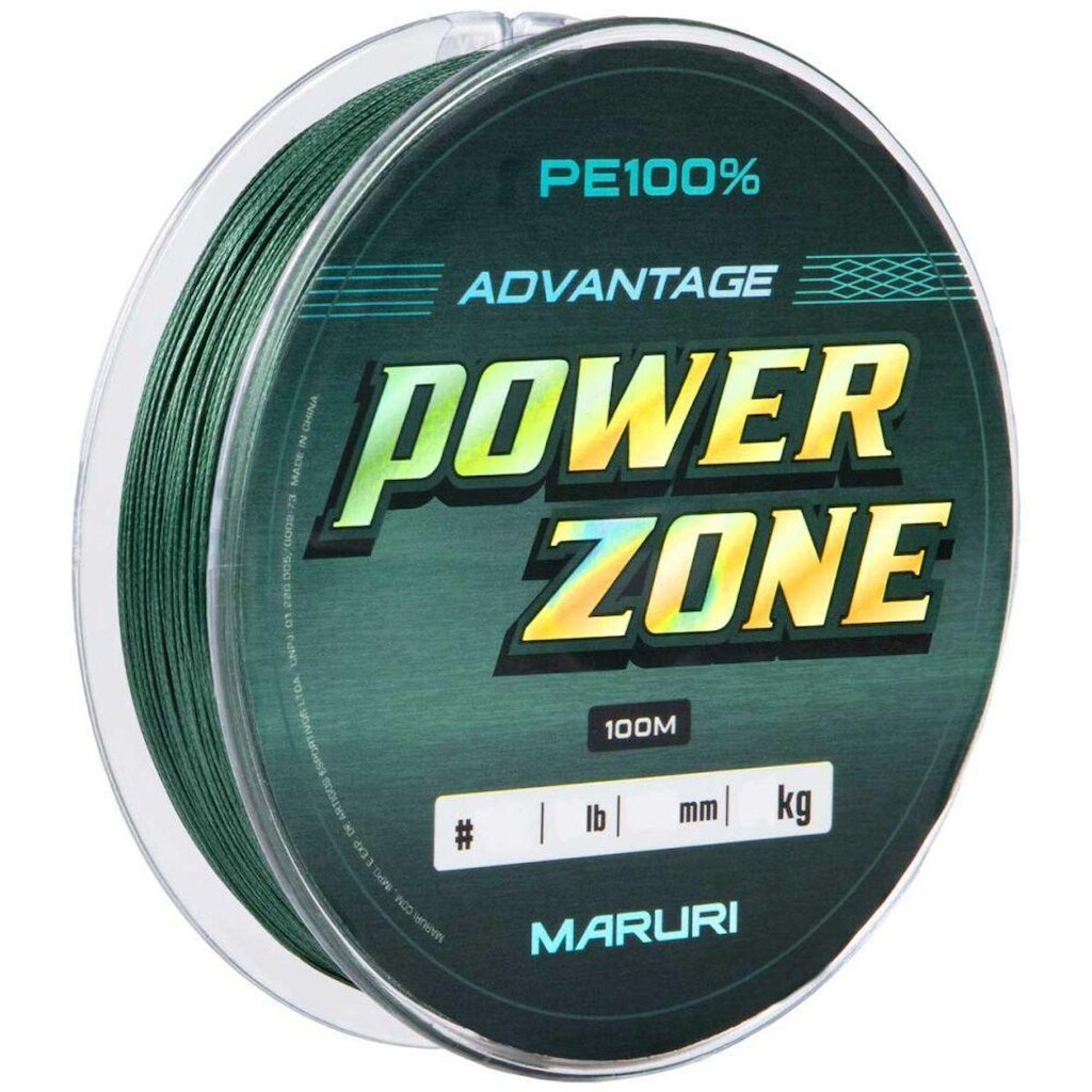 Linha Multifilamento Maruri Power Zone 8X 0,24mm 100m Verde