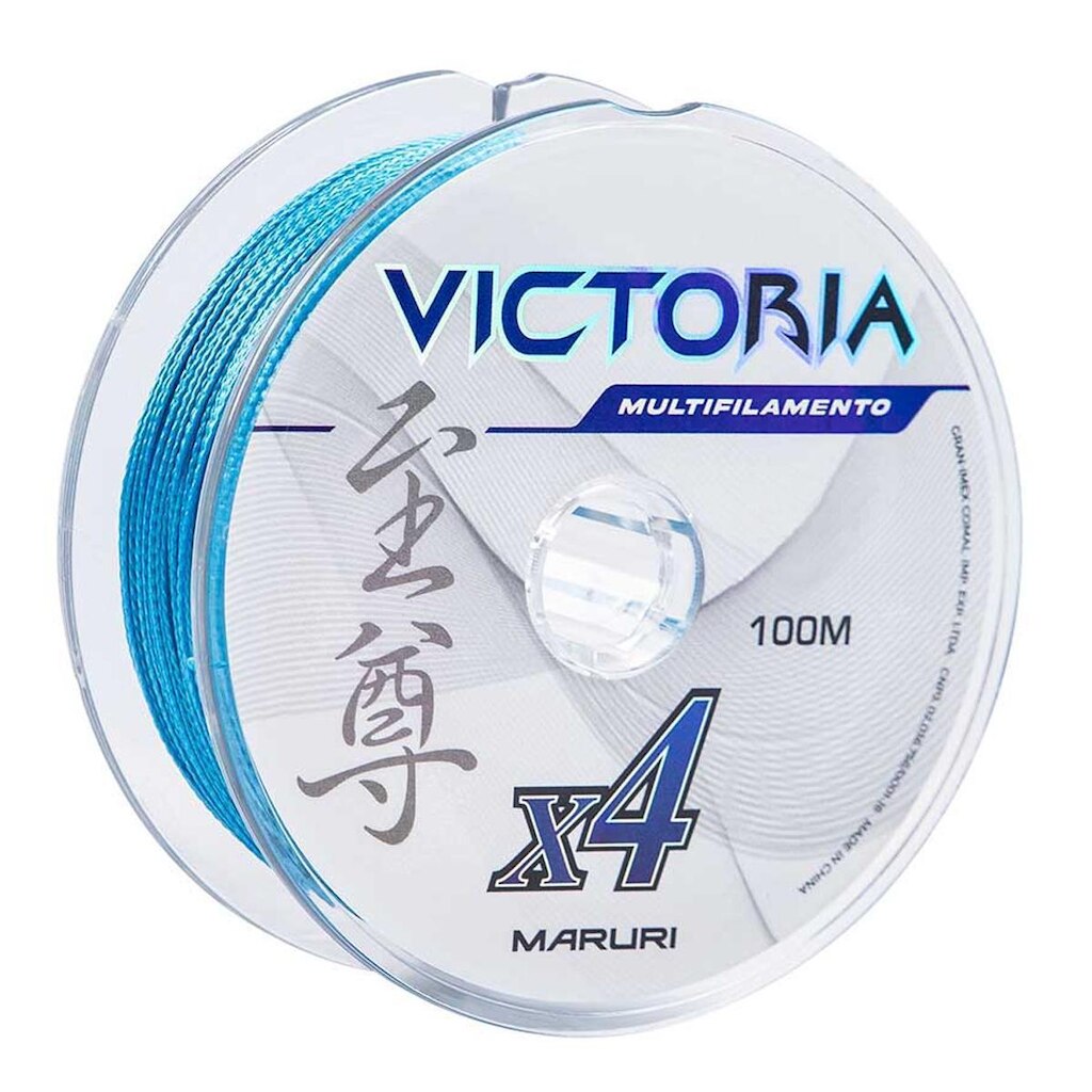 Linha Multifilamento Victoria 4x 100mts Azul - Maruri 0,40mm