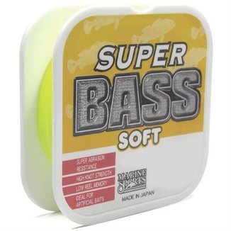 Linha Super Bass Yellow 0.33mm 250m Marine Sports