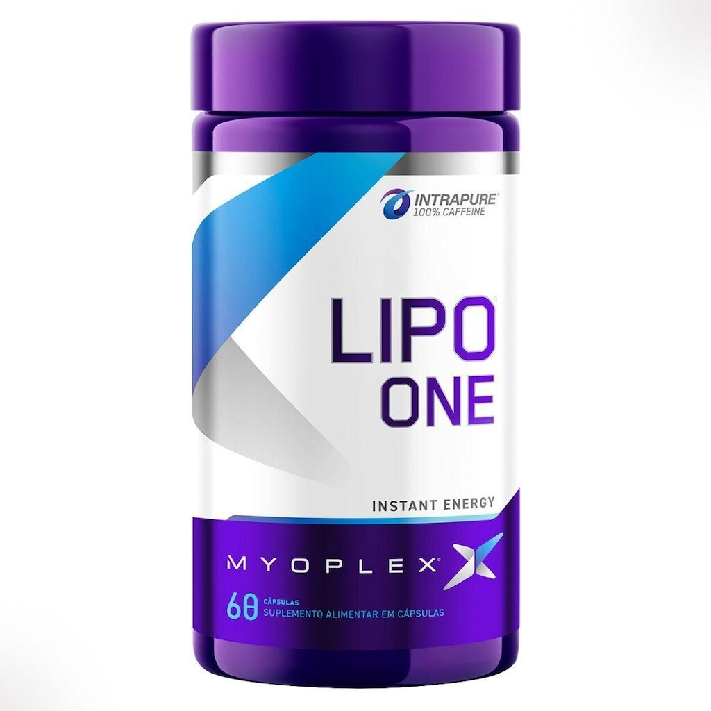 Lipo One Instant Energy Caffeine 200mg 60 Capsulas Myoplex