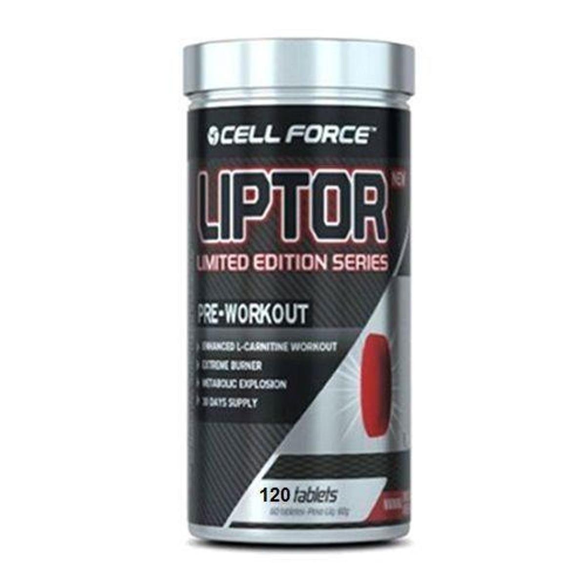 Liptor PreWorkout 120 tablets Cell Force Natural