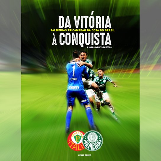 Livro Da Vitória à Conquista - Palmeiras Tricampeão da Copa do Brasil - Verde