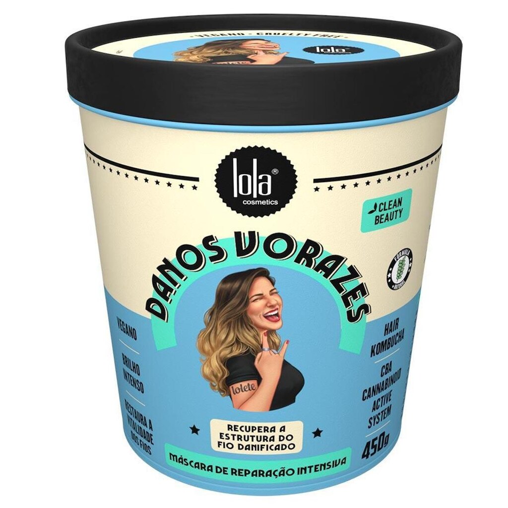 Lola Cosmetics Danos Vorazes Máscara de Reparação Intensiva 450g