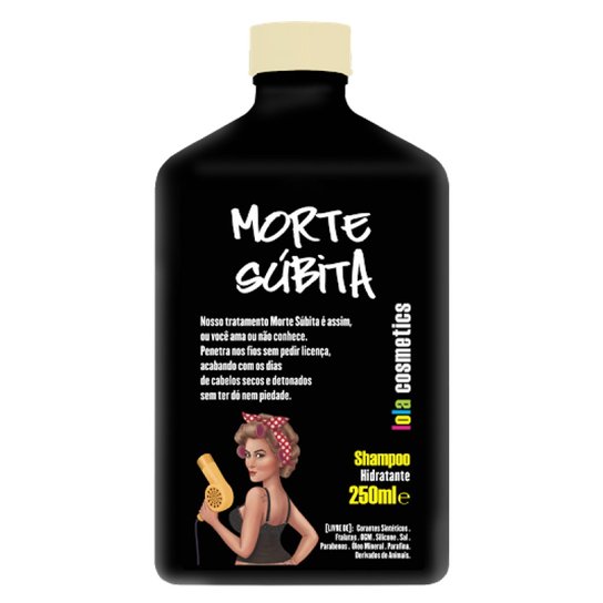 Lola Cosmetics Morte Súbita - Shampoo Hidratante 250ml - Incolor Menor preço em Lola Cosmetics Morte Súbita - Shampoo Hidratante 250ml - Incolor