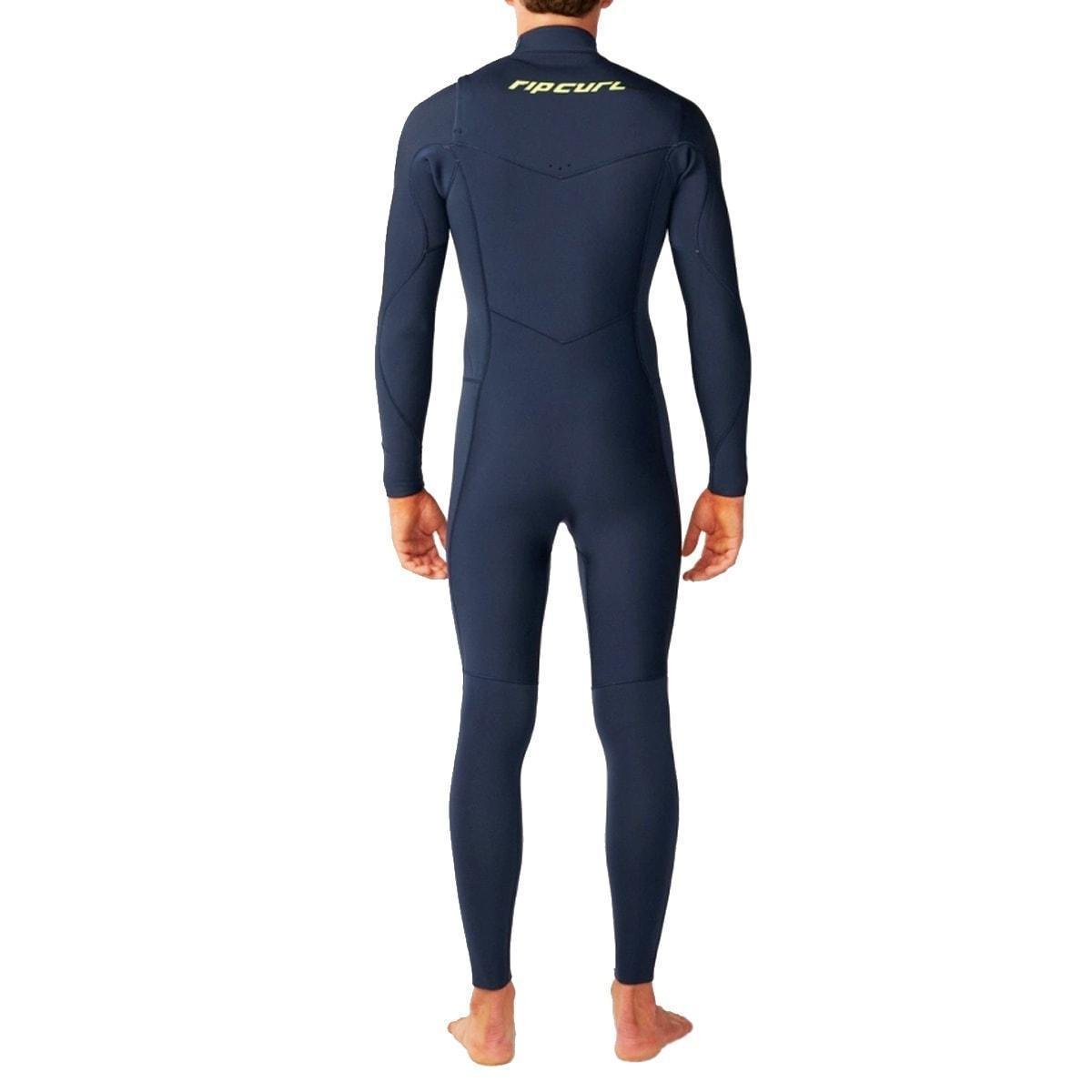 Long John Rip Curl Dawn Patrol 3/2mm Chest Zip Navy - Azul | Netshoes