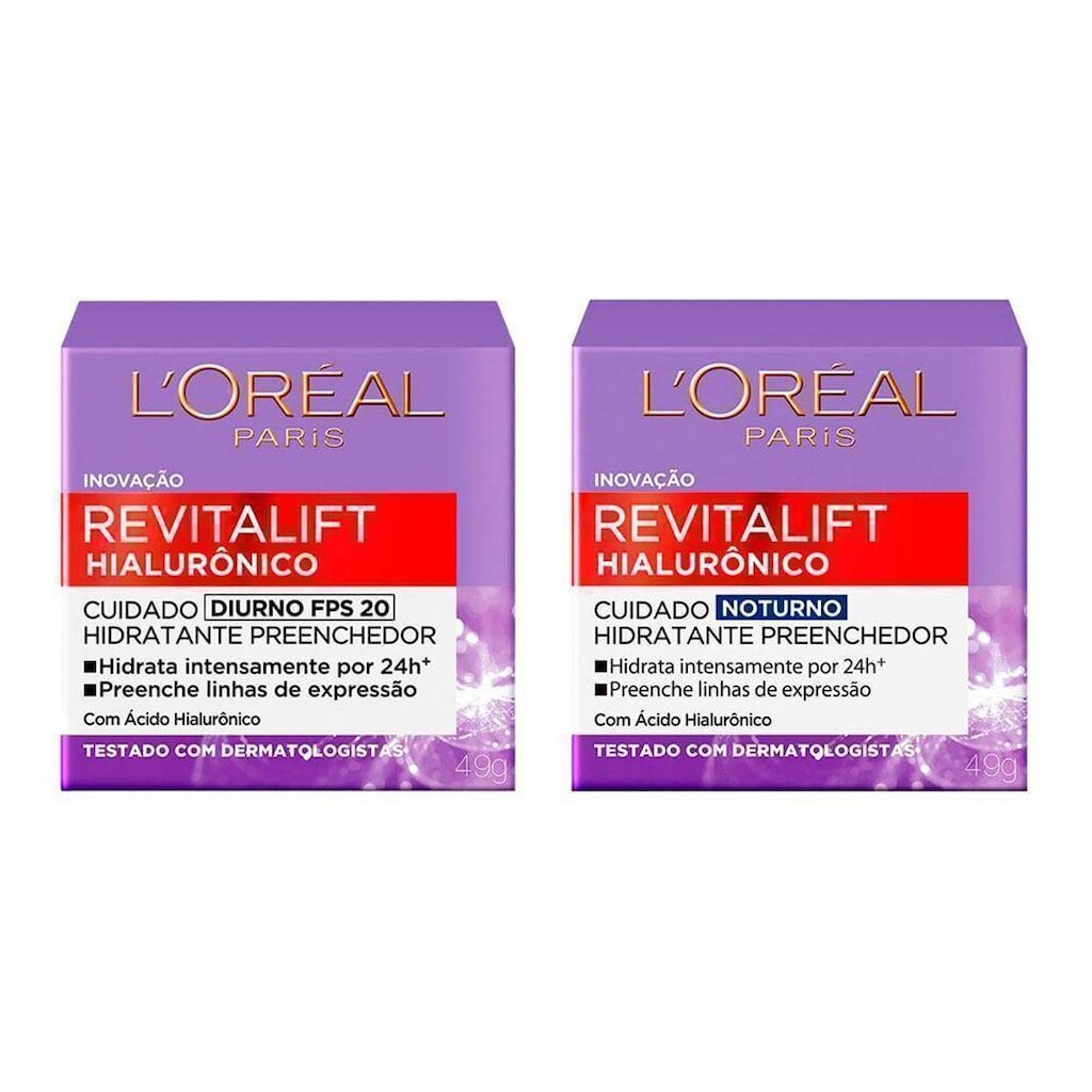 L´Oréal Paris Revitalift Hialurônico Kit Anti-idade - Diurno + Noturno Kit
