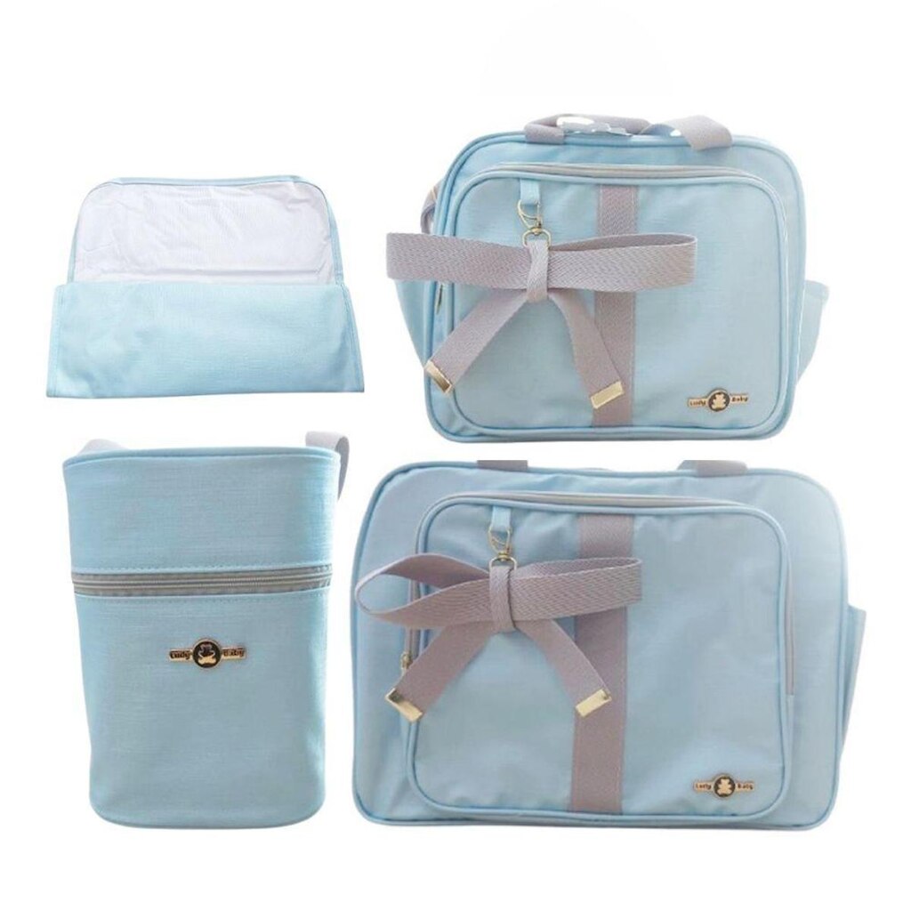 Ludy Baby Kit Bolsa Maternidade 4 Pecas Azul