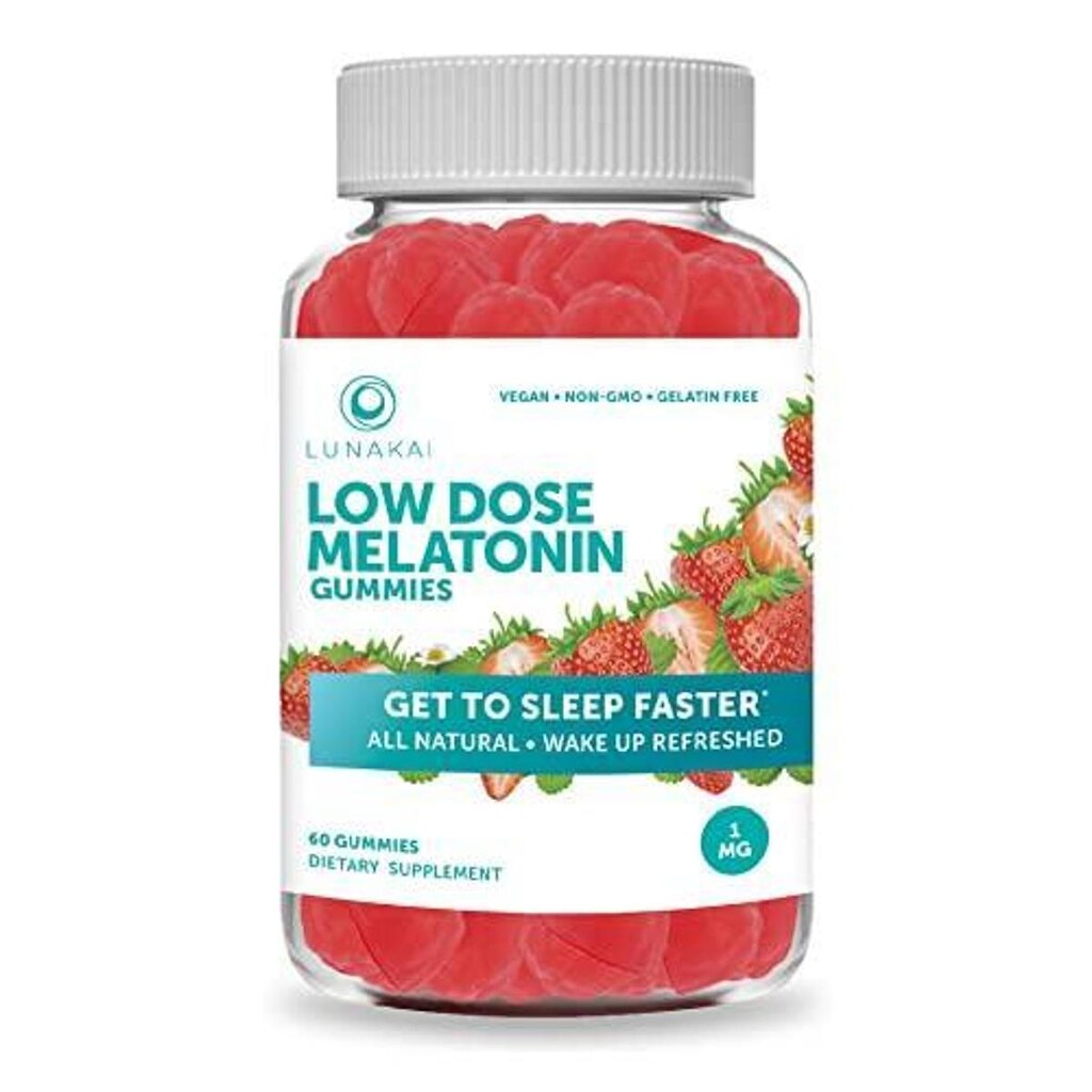 Lunakai Melatonina Gummies 1 Mg - Baixa Dose - Vitaminas Do Sono