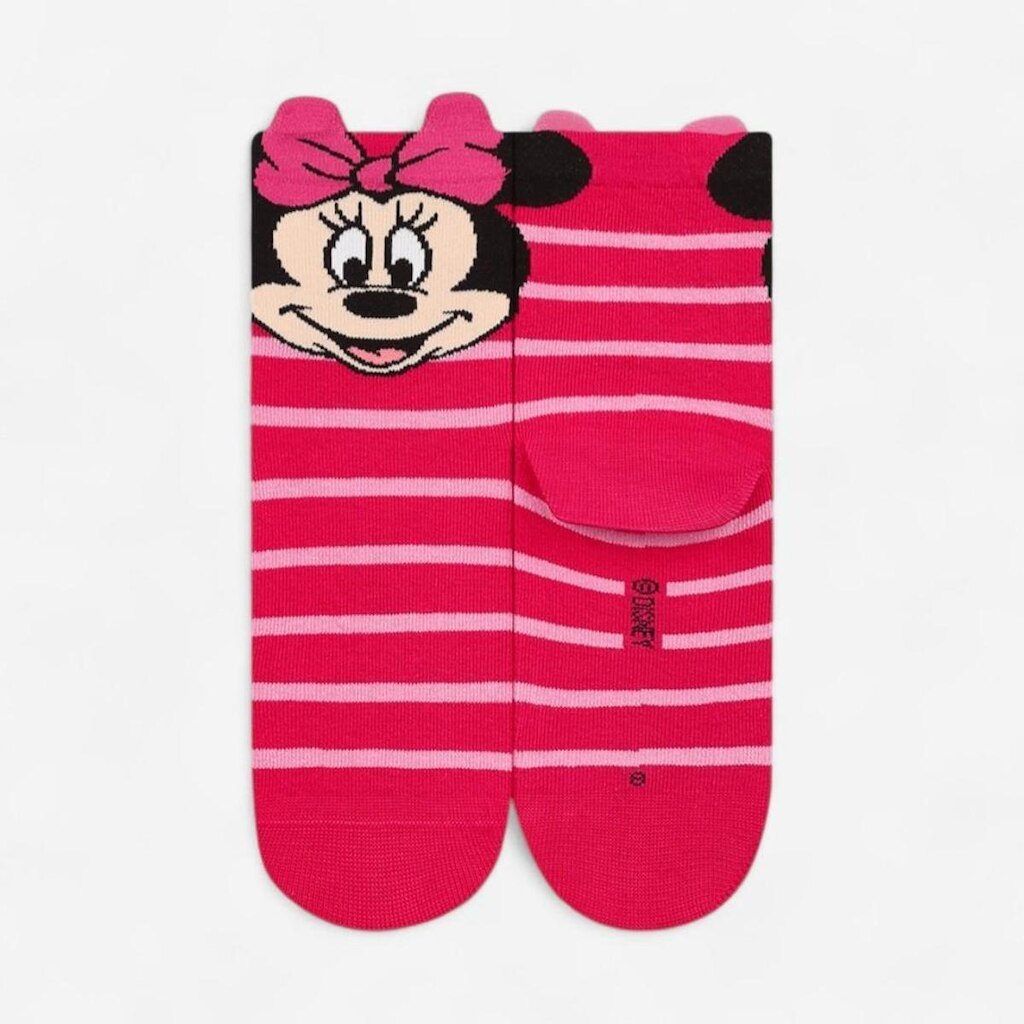 Lupo Meia Disney Minnie Infantil Rosa