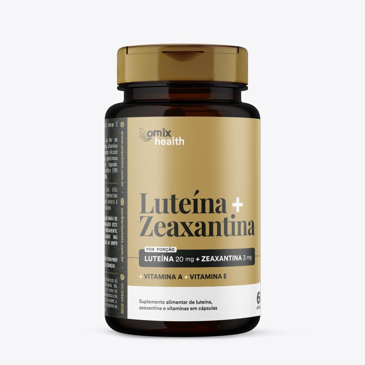 Luteína + Zeaxantina - 70 Cápsulas - Omix