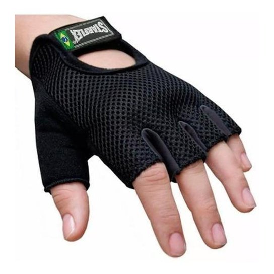 Luva Academia Unissex Treino Fitness Musculação - Par - Preto é ruim? Luva Academia Unissex Treino Fitness Musculação - Par - Preto é boa?