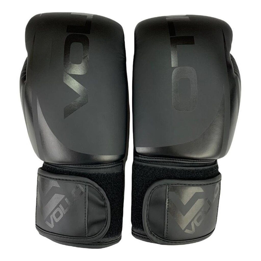 Luva Boxe E Muay Thai Training Black Tamanho 12oz Vollo