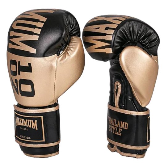 Luva Boxe Muay Thai Intermediária Training Power Face Maximum