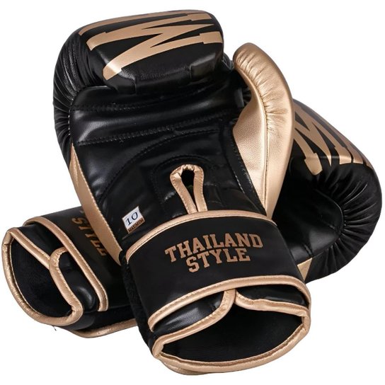Luva Boxe Muay Thai Intermediária Training Power Face Maximum