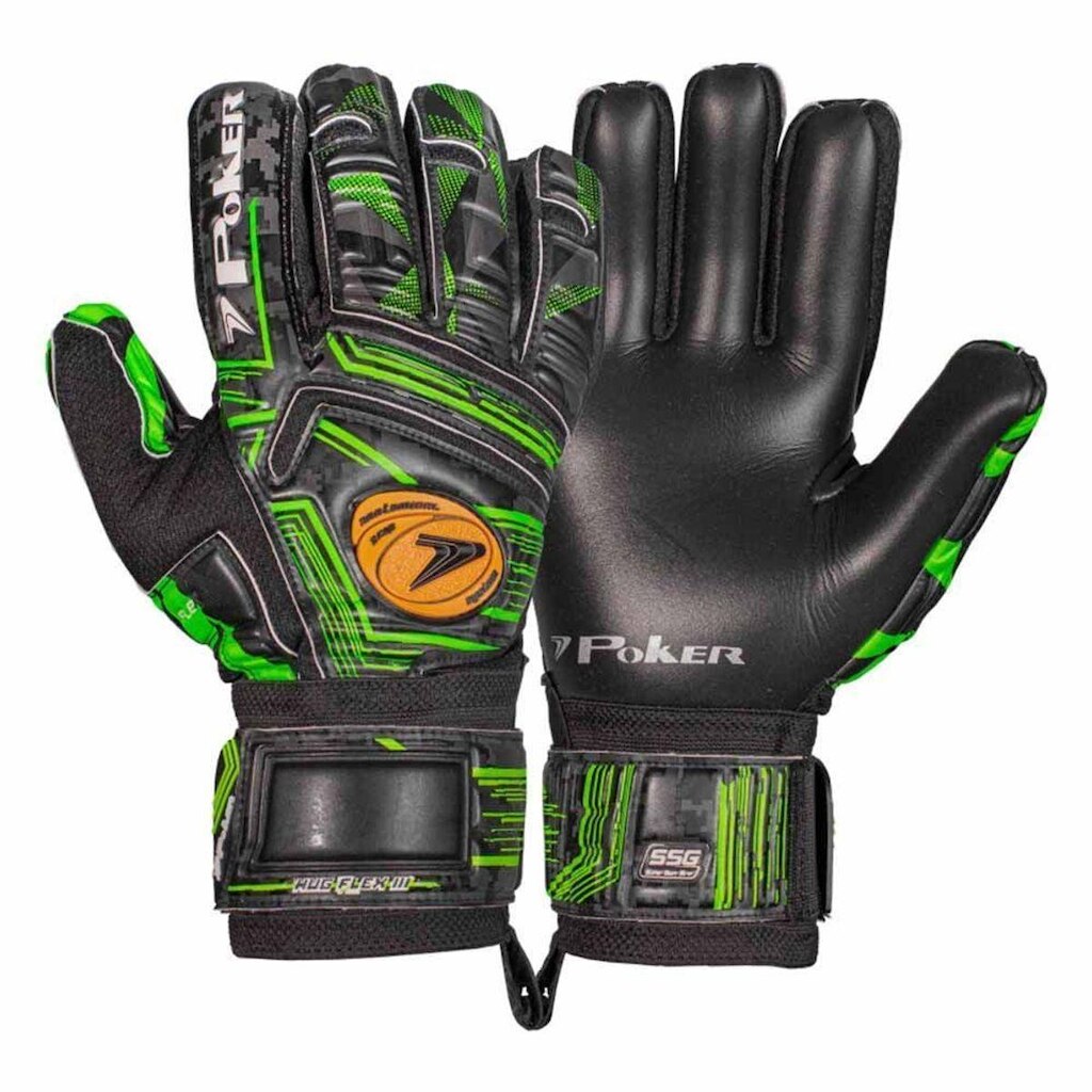 LUVA CAMPO PRO HUG FLEX III 01023-PPVC - PRETO/VERDE 11