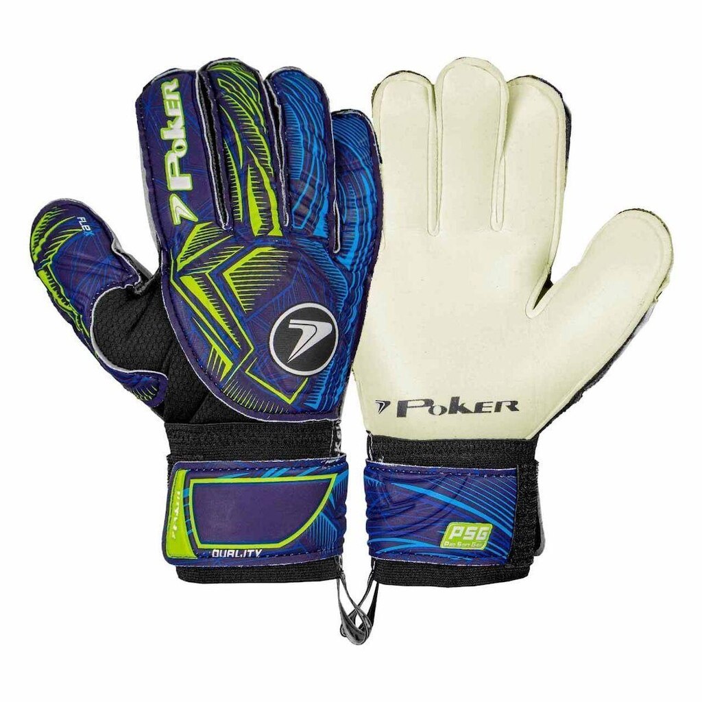 LUVA CAMPO PROFISSIONAL DUALITY 01106-MVCC - AZUL/VERDE 11