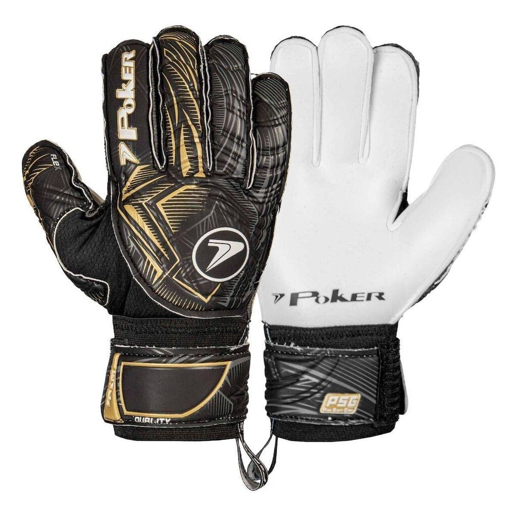 LUVA CAMPO PROFISSIONAL DUALITY 01106-PCHD - PRETO/DOURADO 11