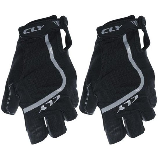 Luva Ciclismo Cly Meio Dedo Sport 1 Gel - Preto