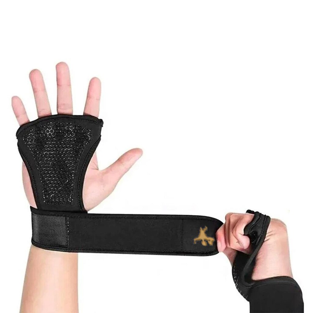 Luva Com Munhequeira Trainer Gold Sports Weight