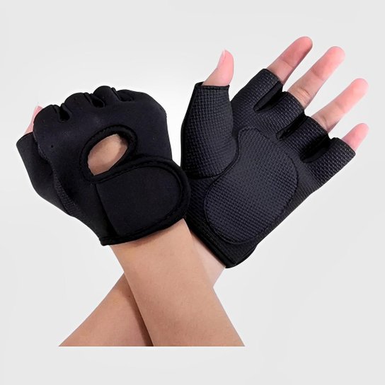 Luva De Academia Masculina E Feminina Par Proteção Treino Fitness Ajustável Para Exercícios Esporte - Preto é ruim? Luva De Academia Masculina E Feminina Par Proteção Treino Fitness Ajustável Para Exercícios Esporte - Preto é boa?