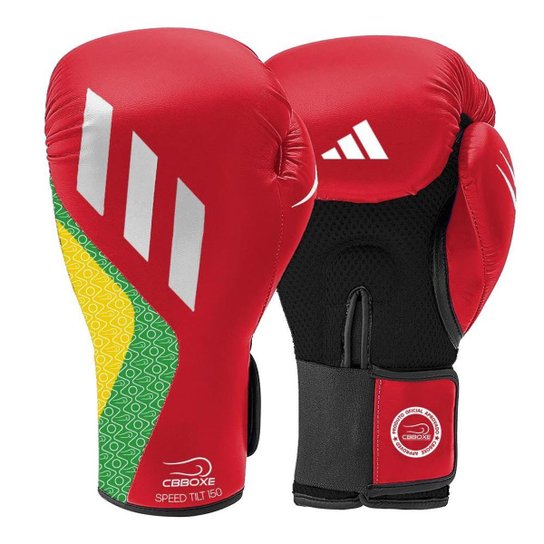 Luva de Boxe adidas em PU Speed TILT 150 CBBOXE Brasil