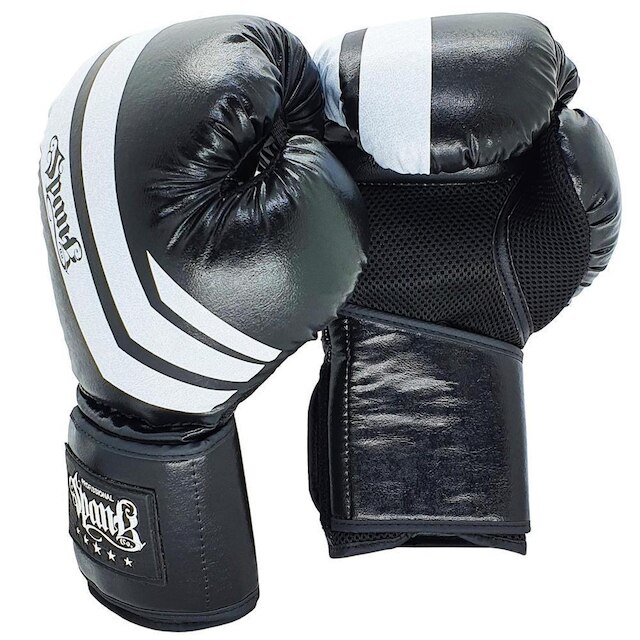 Luva de Boxe e Muay Thai SEMI-PRO Spank - Preta