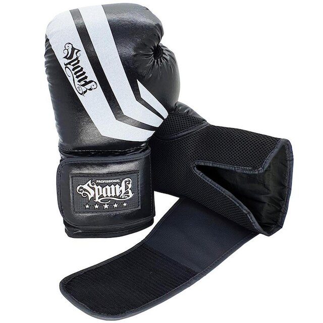 Luva de Boxe e Muay Thai SEMI-PRO Spank - Preta