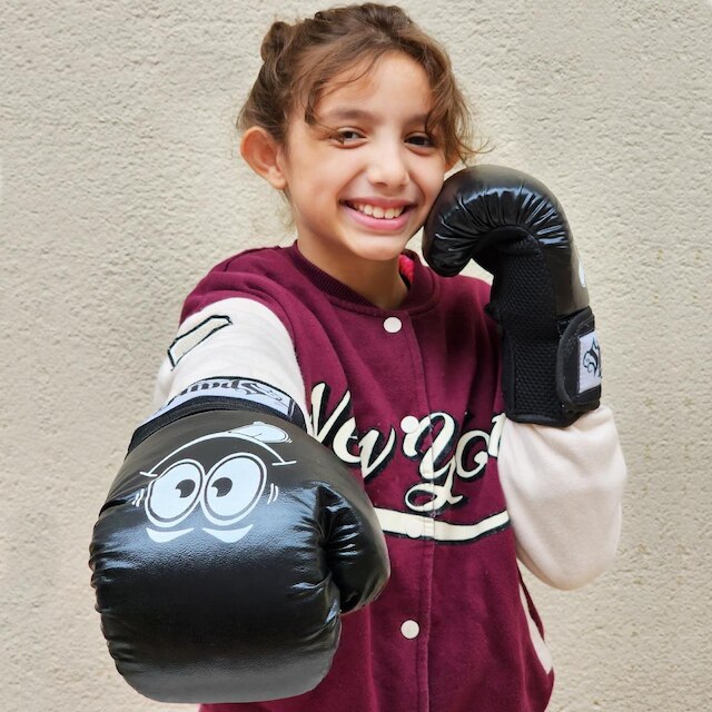 Luva de boxe e MuayThai Infantil Rostinho 6oz Spank