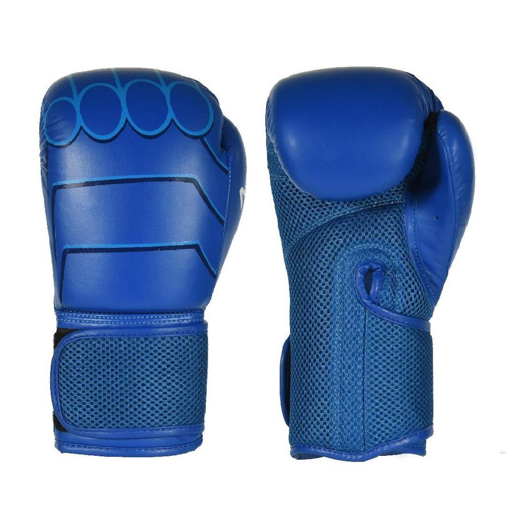 Luva de Boxe MKS Combat Infantil Hero Blue 8 Oz