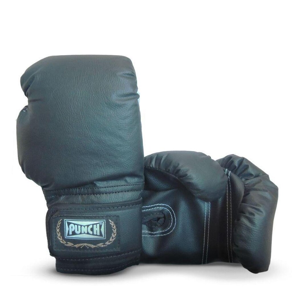 Luva de Boxe Muai Thai Punch Home - Preta