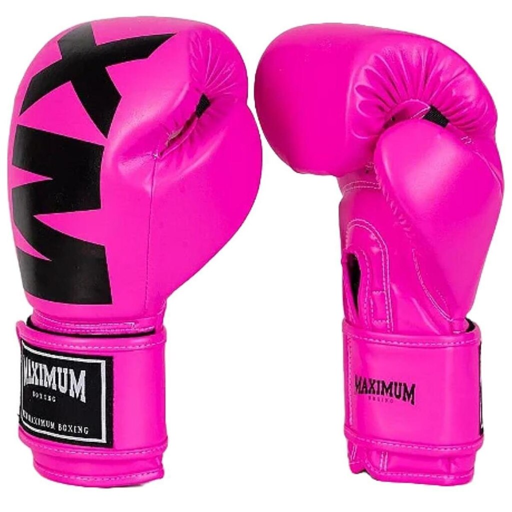 Luva de Boxe Muay Thai Feminina MXM Maximum Rosa